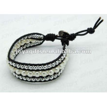 Amitié Pearl Round Beads Wrap Bracelets